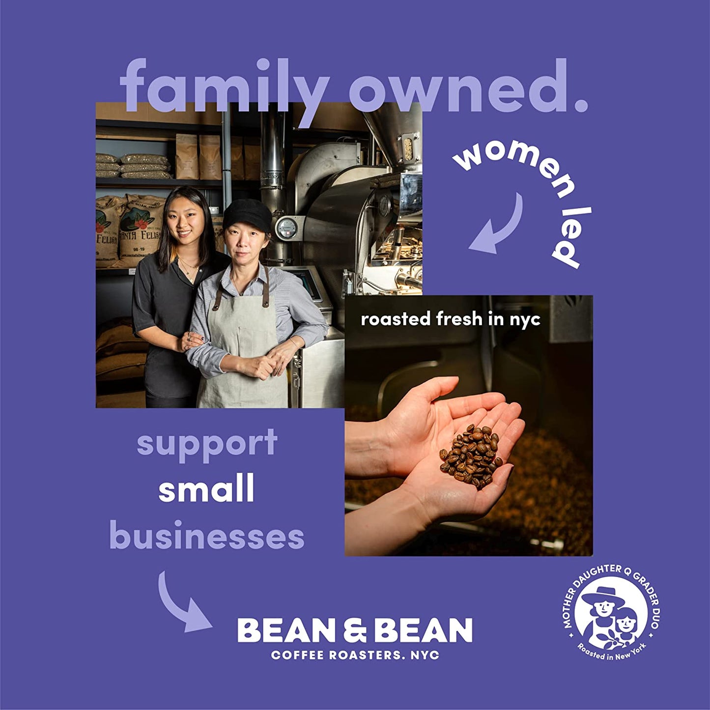 Bean & Bean Ethiopia Sidamo Single Origin Coffee – Roasted to Order Delicate & Refreshing Jasmine, Lemon & Honey Flavored Freshly Roasted Coffee Beans – Fair Trade Ethiopian Organic Whole Bean, 11Oz