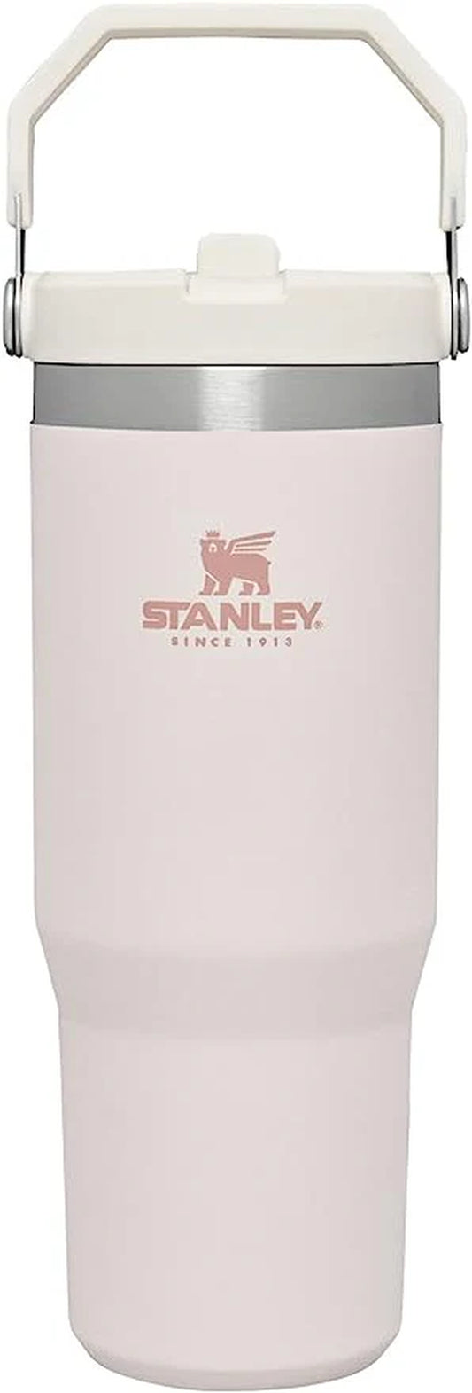 STANLEY Iceflow Stainless Steel Tumbler with Straw, Vacuum Insulated Water Bottle for Home, Office or Car, Reusable Cup with Straw Leak Resistant Flip