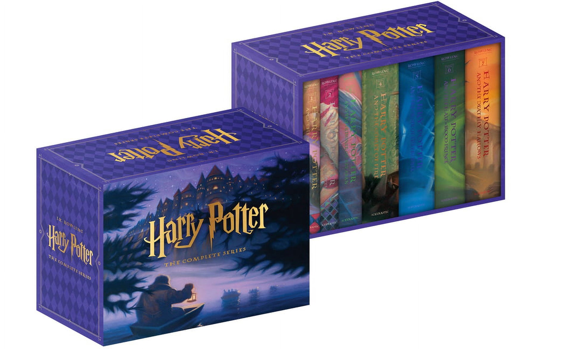 "🧙‍♂️✨ Harry Potter Hardcover Boxed Set: Books 1-7! 🔮📚 #HarryPotter"